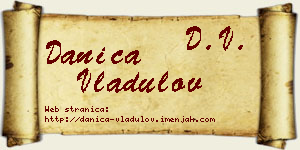 Danica Vladulov vizit kartica